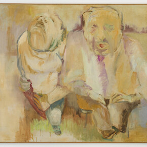 Vivian Browne, Two Men, 1968. Courtesy of RYAN LEE Gallery, New York and Adobe Krow Archives, Los Angeles.