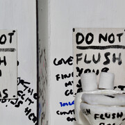 Jemima Sara, The Toilet, installation view. Courtesy of the Liminal Gallery