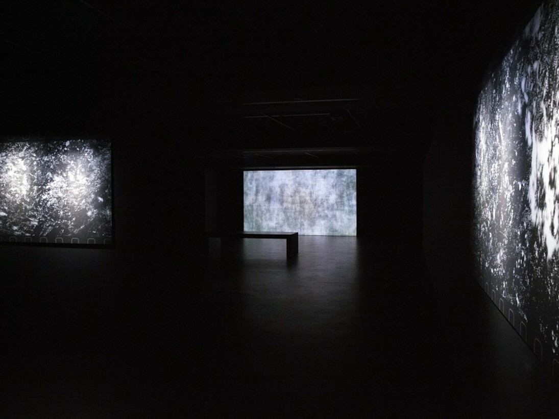 Takashi Makino,  Cinéma Concret, Exhibition view. Courtesy of Empty Gallery