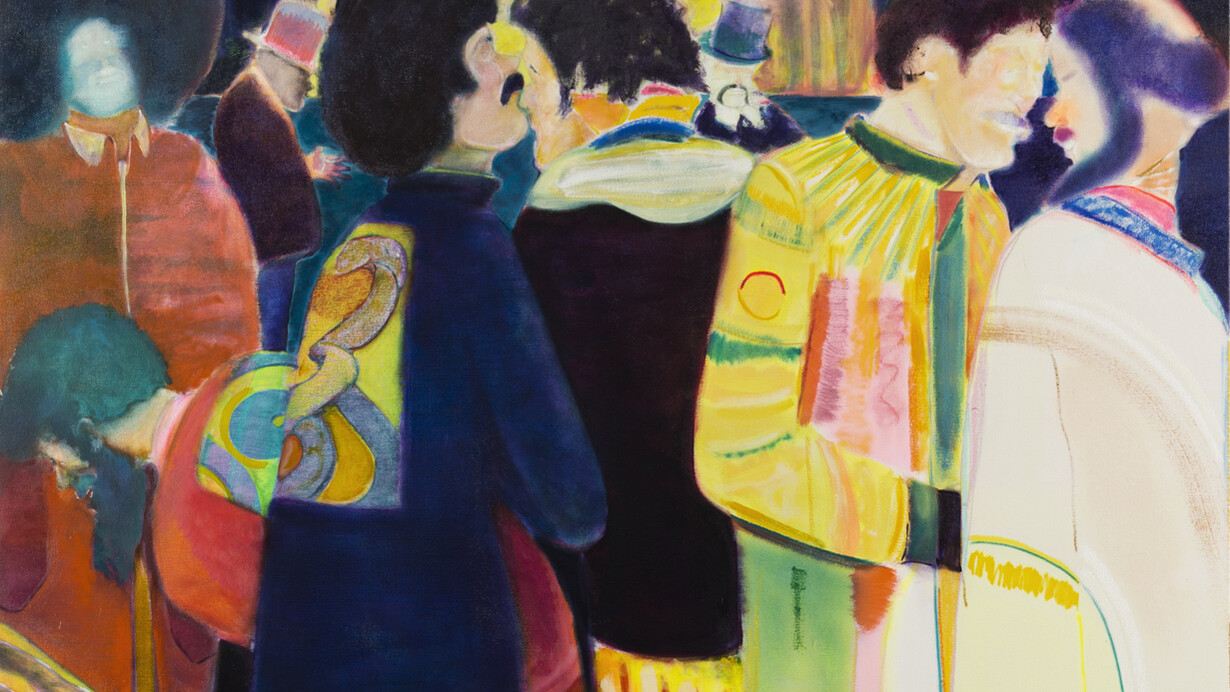 Ryan Mosley
Young Cobra Club, 2016
Oil on canvas
183 x 150 cm
72 1/8 x 59 1/8 ins © The Artist; Courtesy Alison Jacques Gallery, London; Photography Michael Brzezinski
