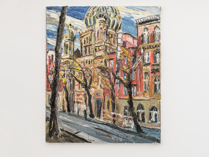 Christopher Lehmpfuhl, Mehr licht, exhibition view. Courtesy of Kornfeld Galerie