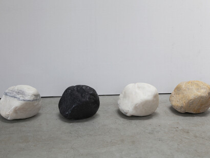 Gao Weigang, Star, 2015, Marble, 55 x 50 x 50 cm / 21 3/4 x 19 3/4 x 19 3/4 inches (each), Courtesy Galerie Perrotin