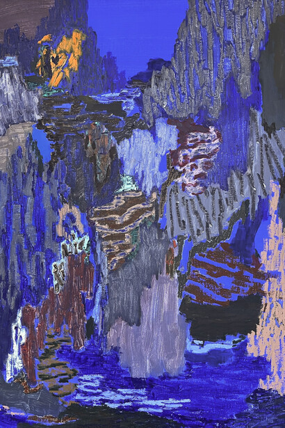 Guðmundur Thoroddsen, Night gathering, 2024. Courtesy of Asya Geisberg Gallery