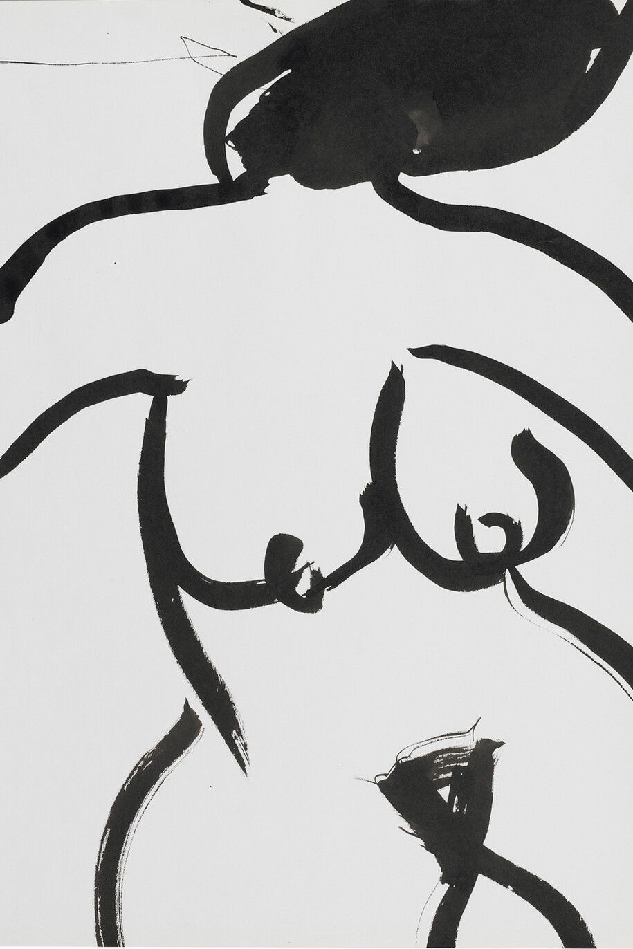 Untitled, 1981
Sam Francis (American, 1923–1994)
Ink on paper
20 x 14 in. (50.8 x 35.5 cm)
Norton Simon Museum, Gift of the Sam
Francis Foundation
