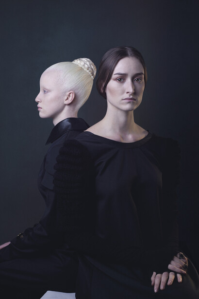 Giuseppe Lo Schiavo, Ad Vivum, The Flemish Girls B, Giclée print on Hahnemuehle fine art paper