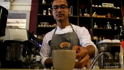Bartender of the Café Artesano