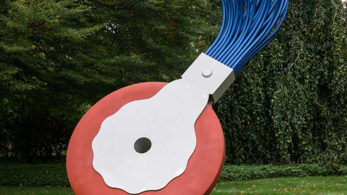 Oldenburg and van Bruggen. Courtesy of Norton Museum of Art