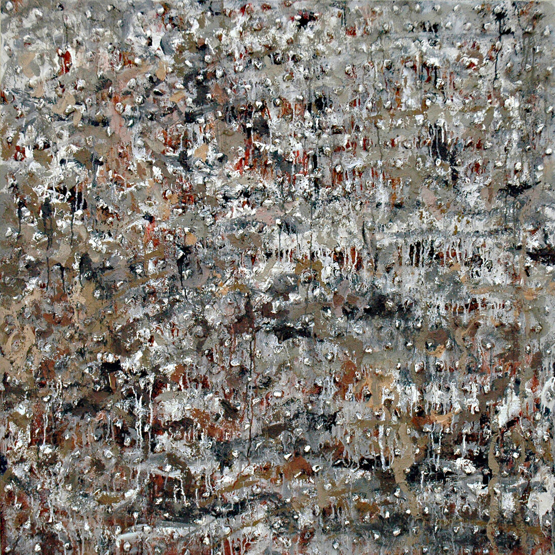 Thaier Helal, Untitled, 2009, Mixed media on canvas, 140 x 200 cm