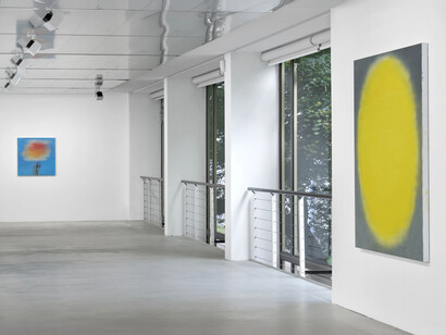 Ross Bleckner, It used to be, exhibition view. Courtesy of Capitain Petzel