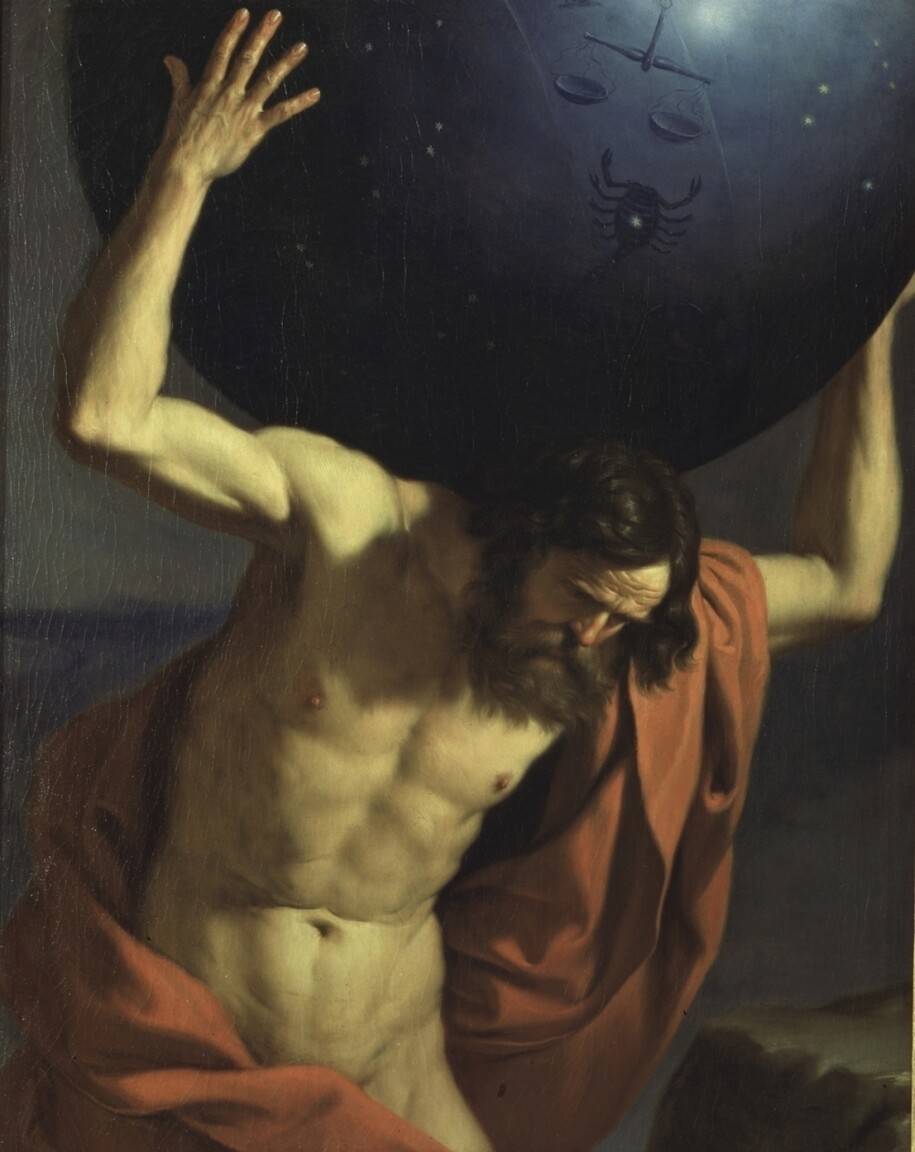 Giovanni Francesco Barbieri (Guercino)
Atlante (1645-1646).
Musei Civici Fiorentini - Museo Stefano
Bardini.