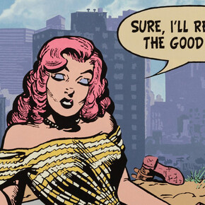 Jerry Kearns, Good times (detail), 2023. Courtesy of Modernism Inc. 