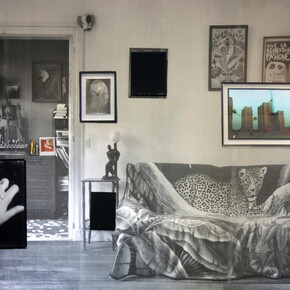 Deborah Schamoni gallery, Munich. Véronique Bourgoin, Vue d’exposition "Salon Cosmos " (Le 116, Montreuil) 
Courtesy de l'artiste et Deborah Schamoni, Munich
