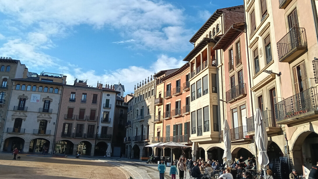 Fotografía de Oscar Farrerons. Plaza Mayor de Vic. Barcelona, España