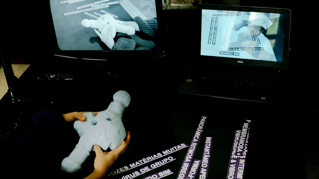 Sistema-cinema: êxtase & exercício. Courtesy of Galeria Jaqueline Martins