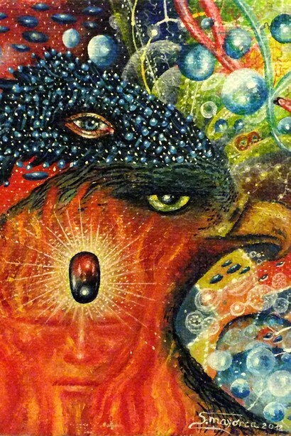 Mescalina-Sciaman (24x18 Olio su tela) Stefano Mayorca