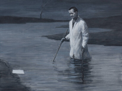 Peter Martensen, The Focus, 2013, Oil on Canvas, 31½" x 39½"