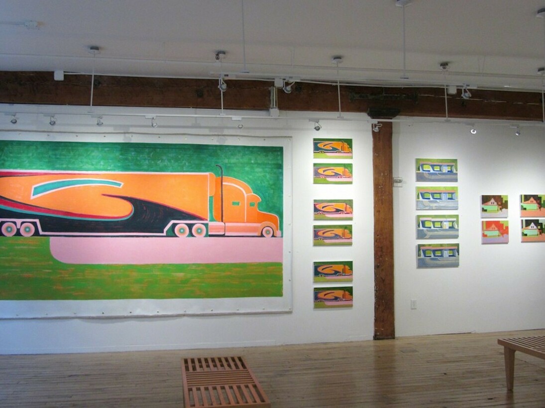 Peripheral Visions, Exhibition view.Courtesy of Carter Burden Gallery 