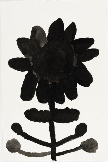 Elana Cooper, Untitled, 2023. Watercolor on paper, 22.5 x 15 inches. Courtesy of Creativity Explored