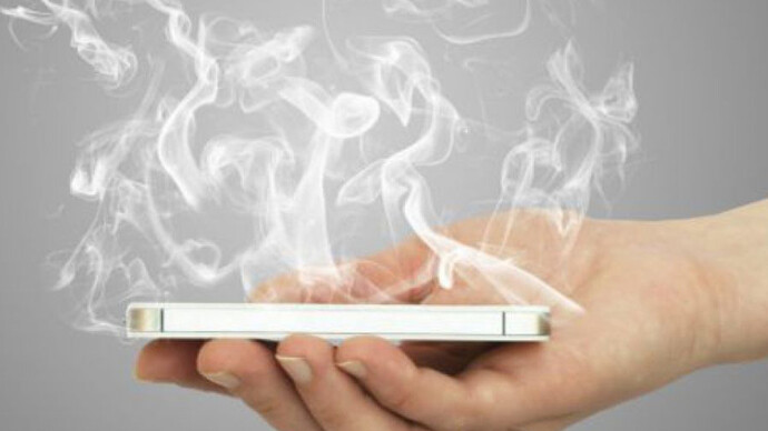 El teléfono echa humo