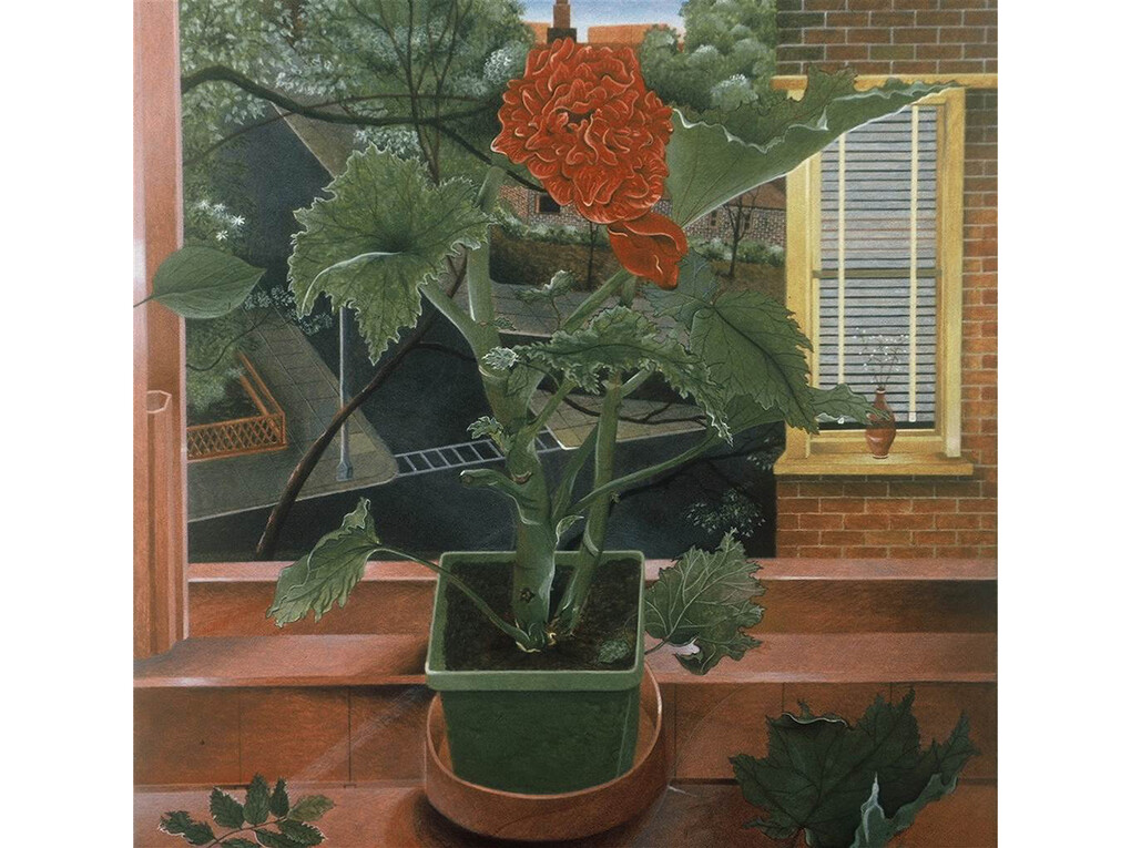Robert Paul Saphier, Willing Subject, Tempera on Panel, 18" x 17"