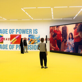 Cemile Sahin, Road runner, exhibition view. Courtesy of Esther Schipper 