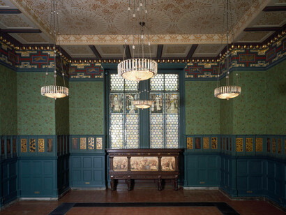 The Green Dining Room, opened in 1868. © Victoria and Albert Museum, London