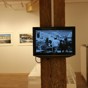 Mike Mandel, Exhibition view. Courtesy of Robert Mann Gallery