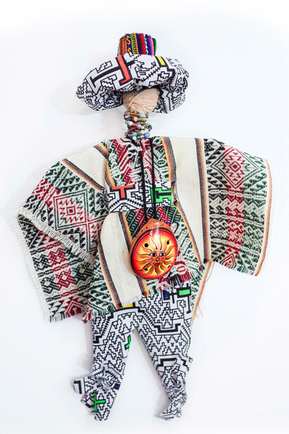 Vickie Frémont created art with recycled materials and original ideas