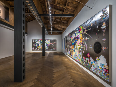 View of Takashi Murakami’s solo exhibition "Takashi Murakami in Wonderland" at Perrotin, Shanghai, 2018. Photo: Yan Tao
©2018 Takashi Murakami/Kaikai Kiki Co., Ltd. All Rights Reserved.
Courtesy Perrotin