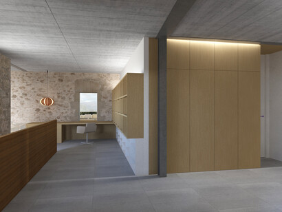 Masía Els Ots. Autor: Agustí Costa. Render: Óscar Morales