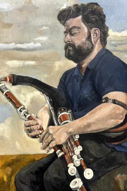 Barry Kerr, Head in the clouds (detail), 2026. Courtesy of Gormleys Fine Art