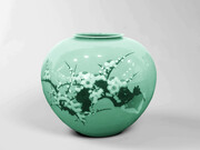 Kim Se-Yong, Celadon Pottery Exhibition, 2024. Courtesy of Kate Oh Gallery