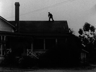 Bas Jan Ader (1942-1975) Fall 1, Los Angeles 1970, 16mm film, black & white, no sound Duration: 24 sec, Museum Boijmans Van Beuningen