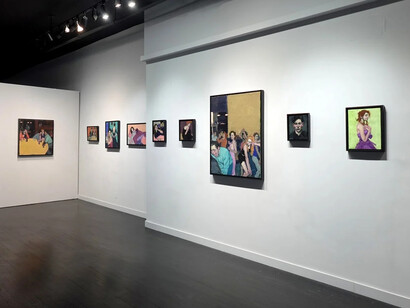 Malcolm T. Liepke, Recent paintings, exhibition view. Courtesy of Arcadia Contemporary