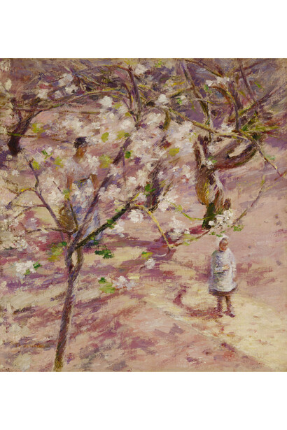 Theodore Robinson, Blossoms at Giverny, 1891–2, Oil on canvas, 54.9 x 51.1 cm, Terra Foundation for American Art, Chicago, Daniel J. Terra Collection, 1992.130, © Terra Foundation for American Art
 
