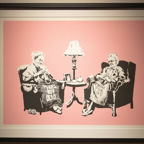 Banksy, Grannies. Courtesy of Art of Banksy Gallery