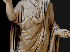 A portrait of Emperor Titus, who ruled from 79 to 81 CE, in the Vatican Museums. Before becoming emperor, Titus led the Roman forces that destroyed Jerusalem in 70 CE; during his reign, he oversaw the completion and inauguration of the Colosseum