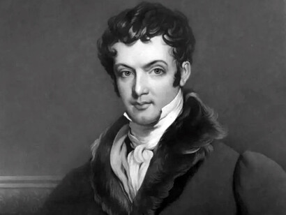Retrato de Washington Irving. En el año 2000 la Junta de Andalucía elaboró una recorrido turístico con el nombre de Ruta de Washington Irving