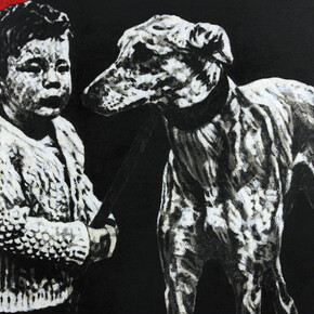 Lorcan Vallely, Boy With Greyhound