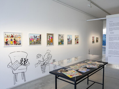 Marta Matus, Collageville, exhibition view. Courtesy of Danubiana