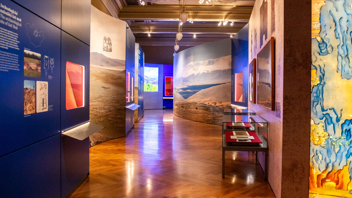 Chinggis Khan, exhibition view. Courtesy of Historical Building of the National Museum