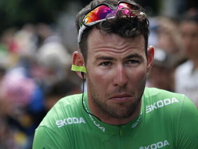 Mark Cavendish dopo la volata