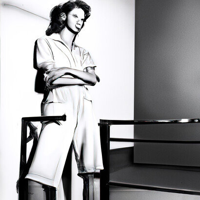 Jennifer Greenburg, Anya, 2023, archival pigment print on Epson hot press bright, 31x31 inch image on 35x35 inch sheet, edition: 2+2AP,  © Jennifer Greenburg. Courtesy of Klompching Gallery