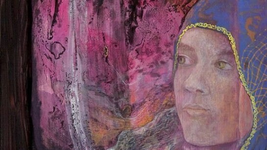 Veronica Smirnoff, Broken Bone, 2012, egg tempera oon wood, 32 x 27 cm, Courtesy Galleria Riccardo Crespi and the artist