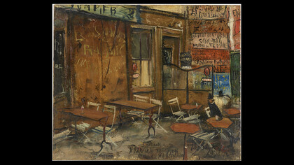 Yuzo Saeki, Restaurant (Hôtel du Marché), 1927, Nakanoshima Museum of Art, Osaka

