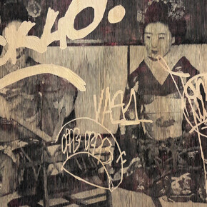 Morgane Ely, Maiko girls (détail), 2025. Avec l'aimable autorisation de la galerie Prima