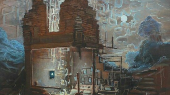 Ormond, Tom 'New Moons', 2013, Oil on linen, 46 x 56 cm