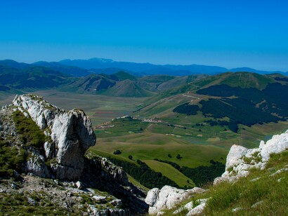 Castelluccio, Umbria, Italia