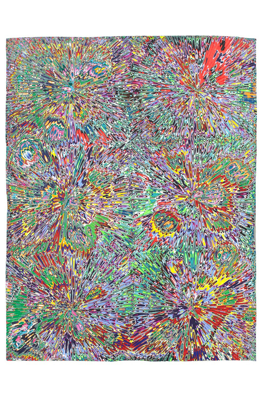David Allan Peters, Untitled #2, 2015, Acrylic on wood panel, 18 x 14 inches, 45.7 x 35.6 cm