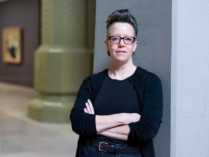 Portrait de Larissa Fassler, l'artiste. Avec l'aimable autorisation du Musée d'Orsay